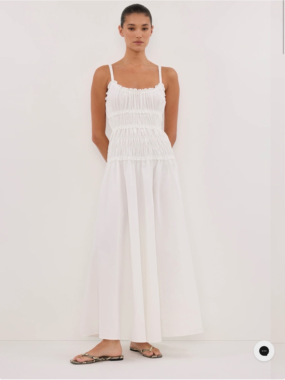 Dissh Toby White Maxi Dress - Picture 3 of 6